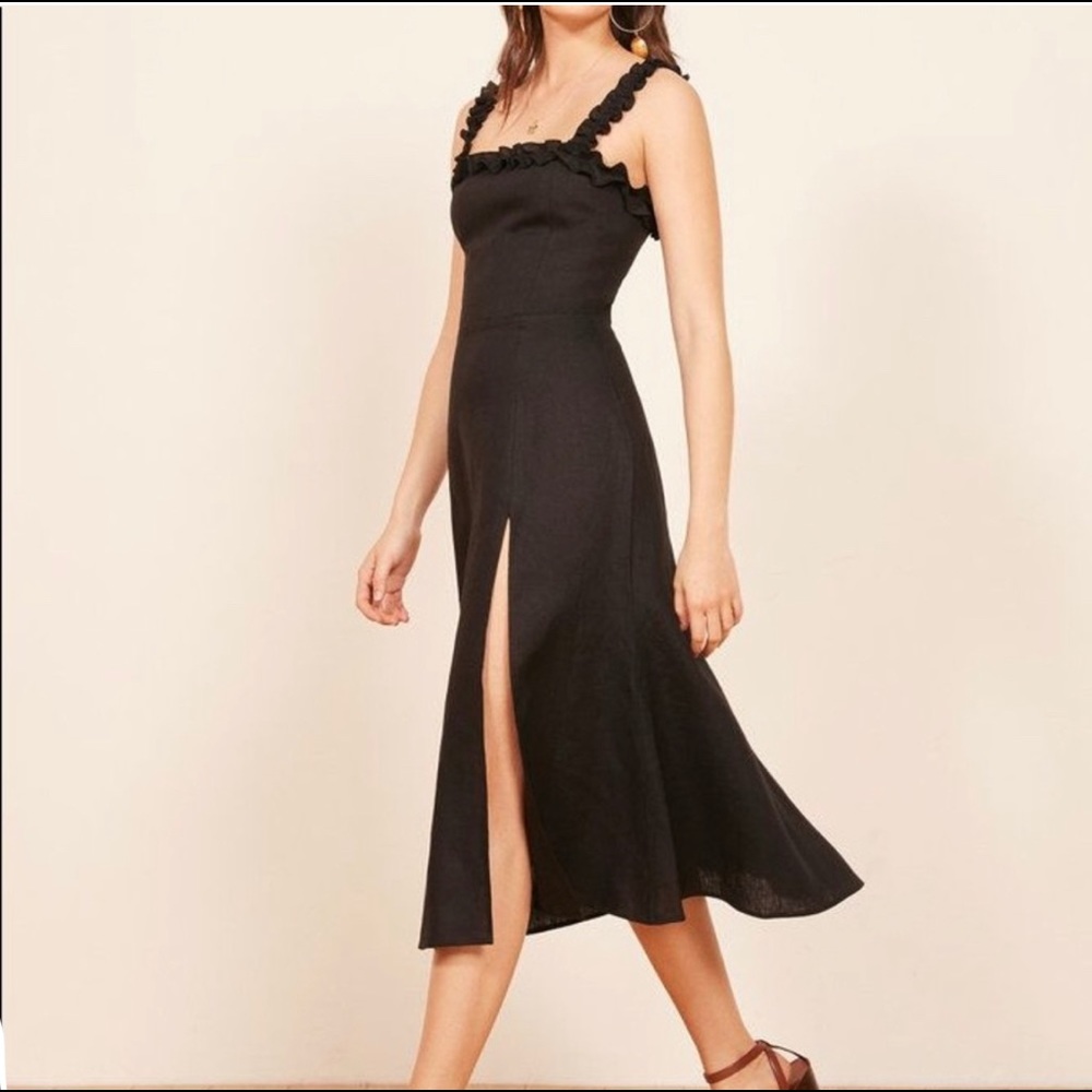 Reformation “Lavender” Linen Dress